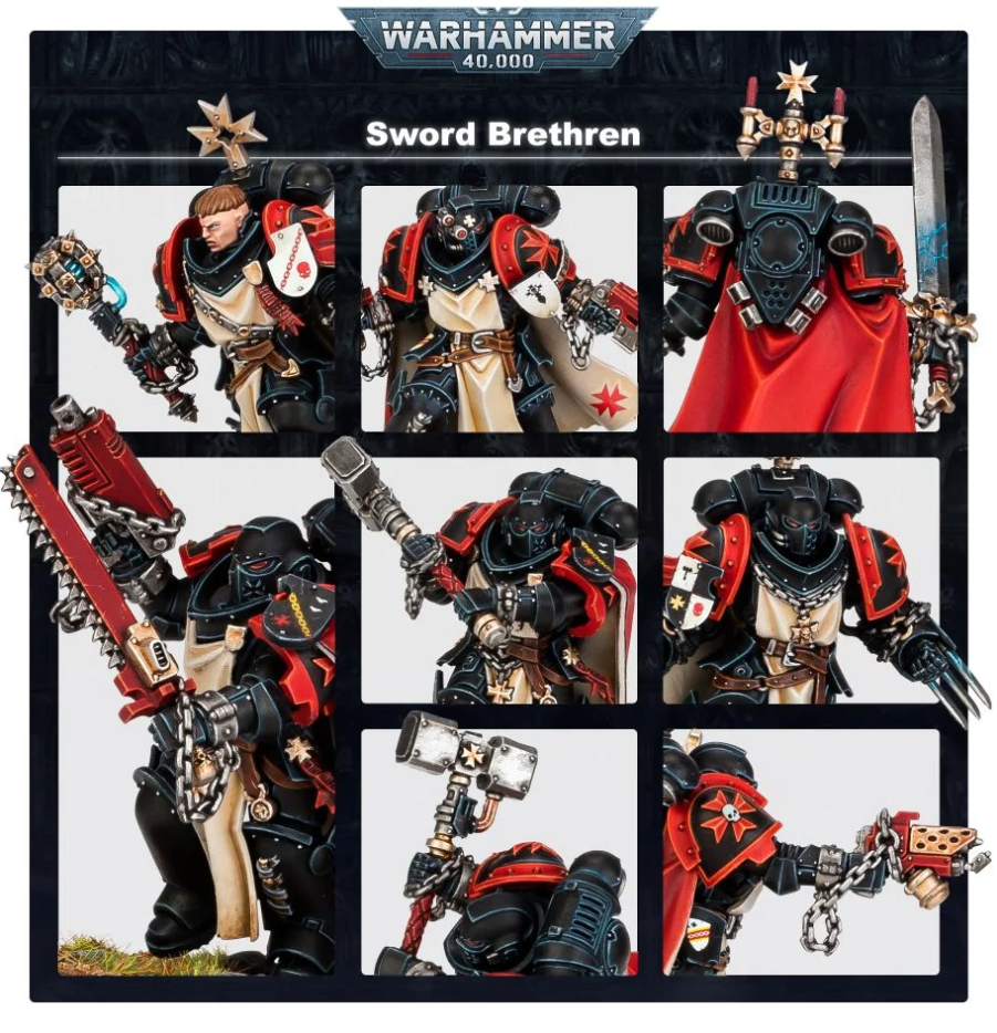 55-43GW Набор Черные Храмовники. Братство Меча (Black Templars Sword Brethren)