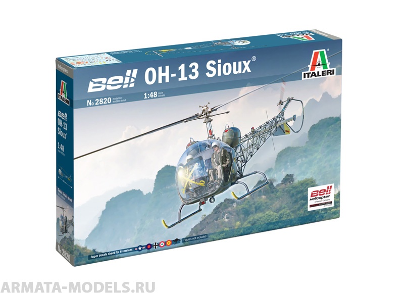 2820ИТ Вертолет OH-13 Sioux Korean War Italeri