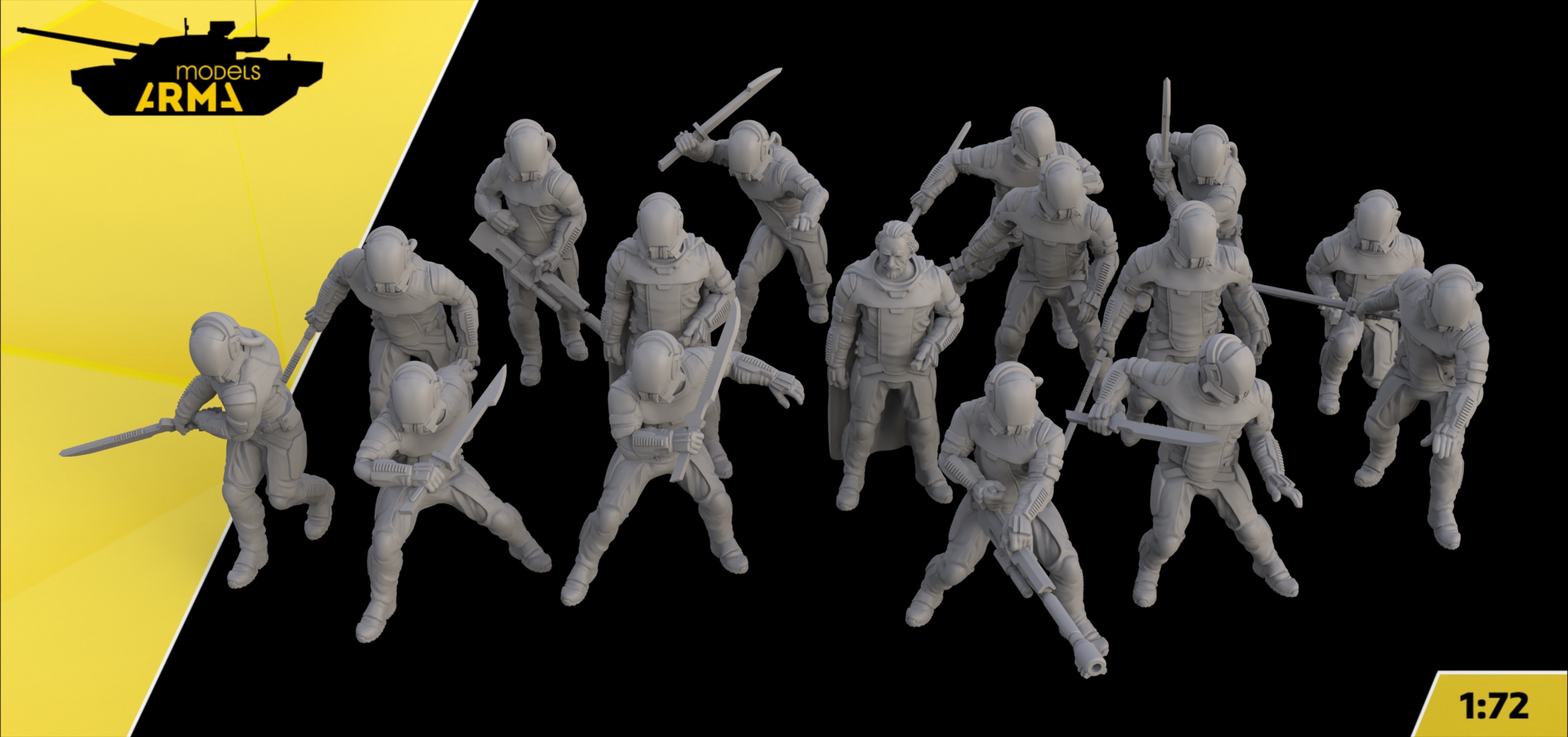 AM72672  Набор фигурок DUNE Сардаукары 16шт Arma Models