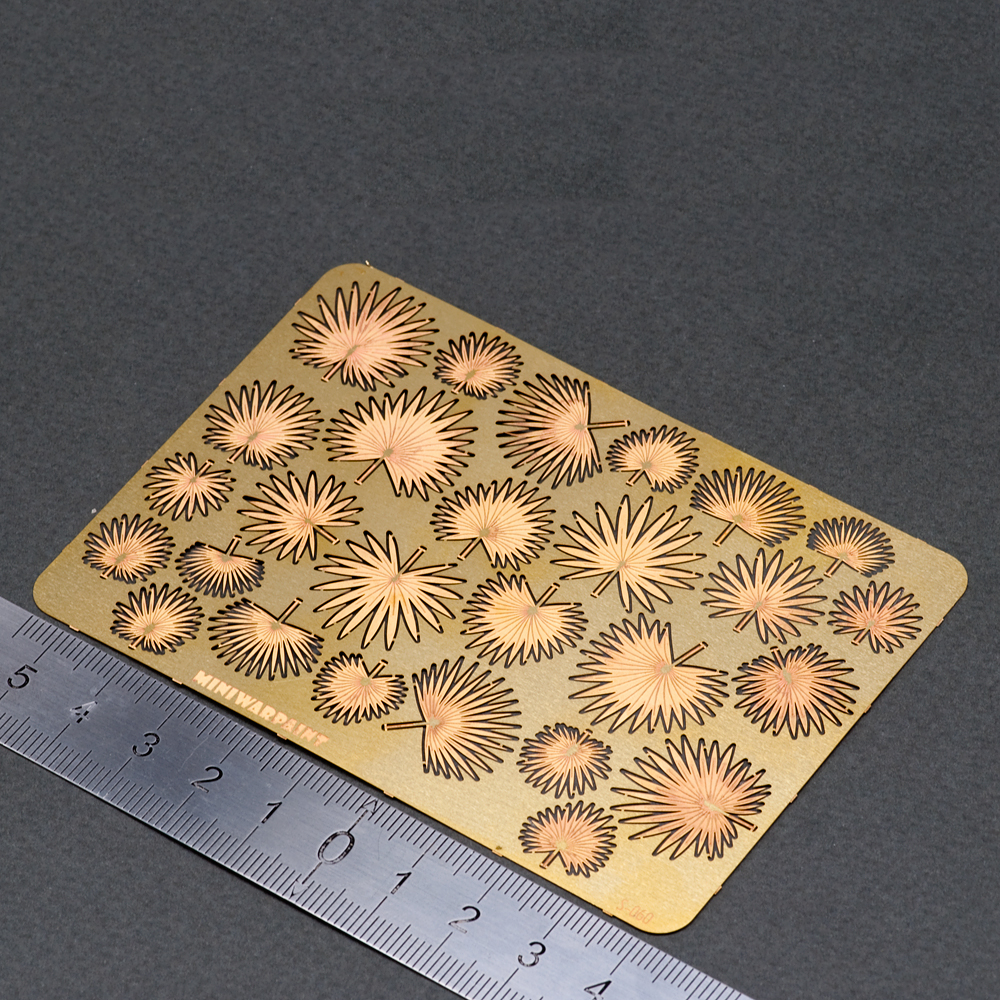 S-060 Листья пальмы веерной (Ливистона), размер ХS