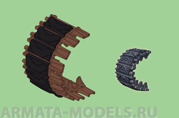 AB3550 Duckbills part 2  For US M4 SHERMAN TANK T62 TRACK LINk