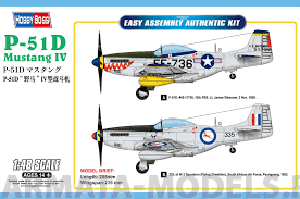 85808 Самолет P-51D Mustang - Yellow Nose