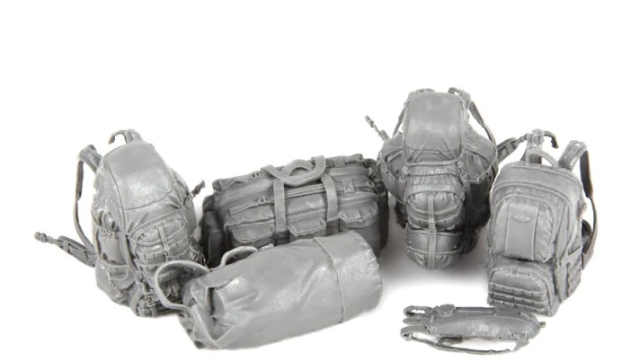 SPS-020  MODERN IDF INDIVIDUAL LOAD-CARRYING EQUIPMENT (RESIN) 1/35 Meng
