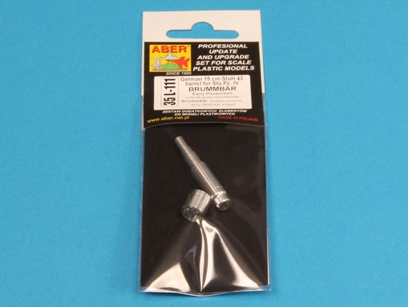 ABR-35-L-111  Дополнения для  German 15cm StuH 43 Barrel for Stu.Pz. IV BRUMBAR early для Tristar 1/35