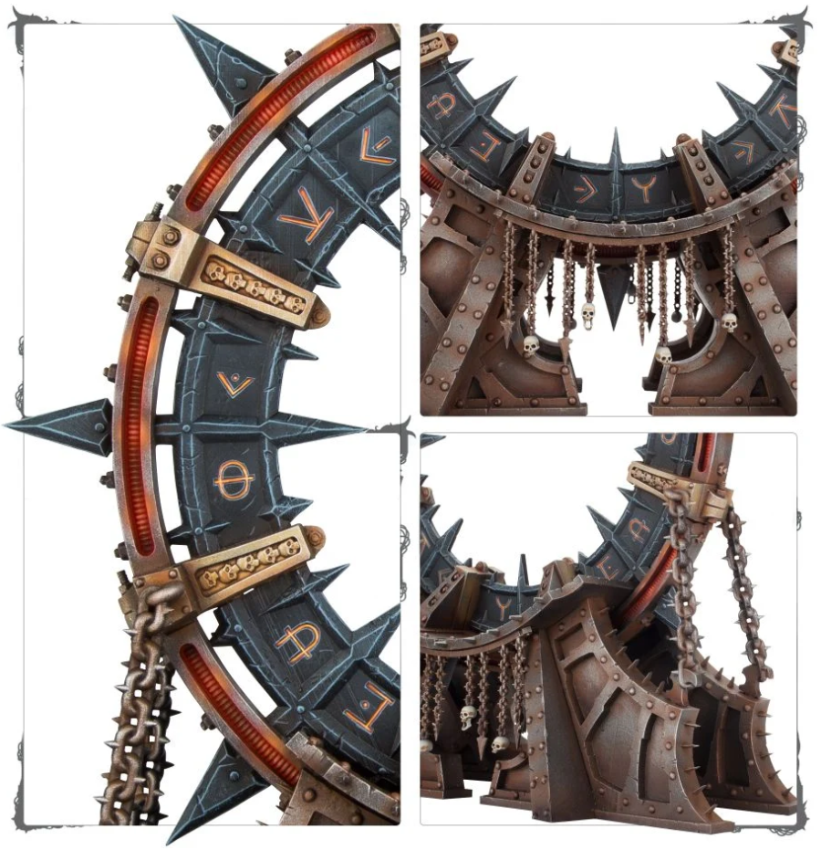 43-70GW Набор игрового ландшафта Космодесант Хаоса. Ноктилитская Корона (Chaos Space Marines Noctilith Crown)