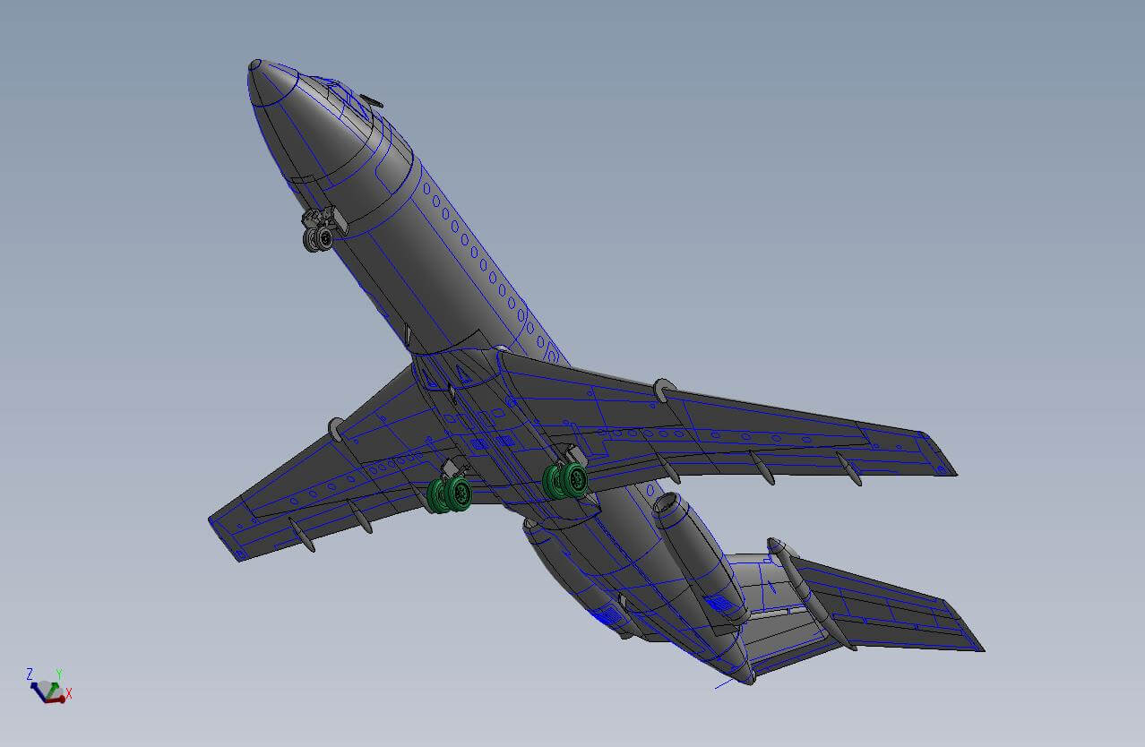 ЕЕ144143_2 Авиалайнер BAC 1-11-200 AER LINGUS Восточный экспресс