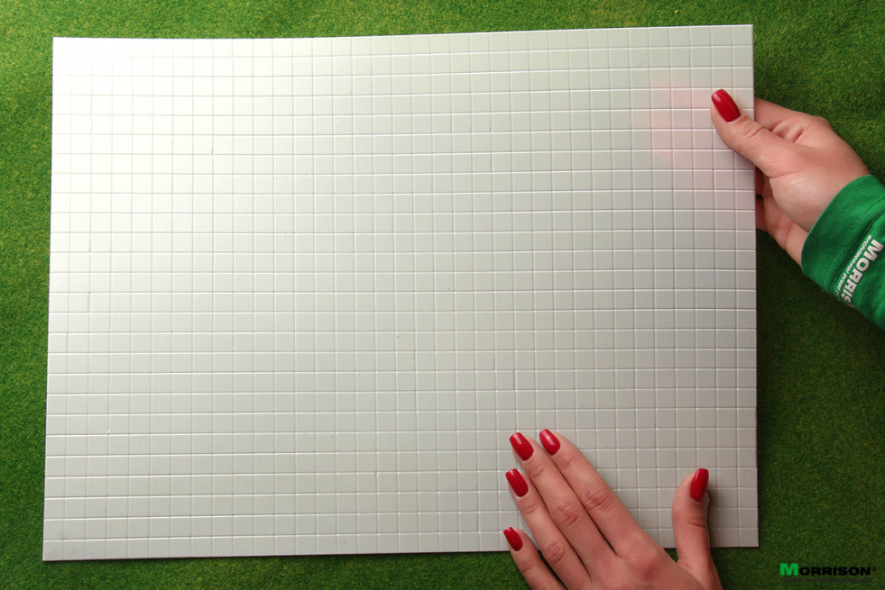 041to013 Текстура плитки для диорам  (Лист А3- 28см.х38см.). Размер одной плитки 10 мм.