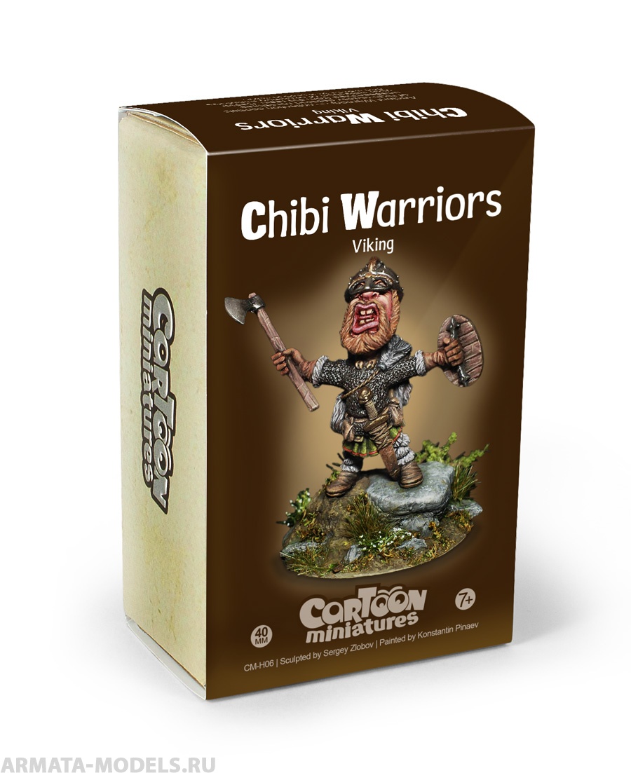 CM-H06 Декоративная фигурка из пластика Викинг (Viking) ScaleBro