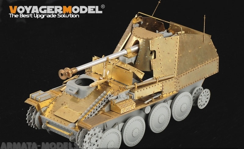PE35191 Набор фототравления для 1/35 WWII German Marder III Ausf.M Initial Production Armour Plate (For DRAGON 6464)