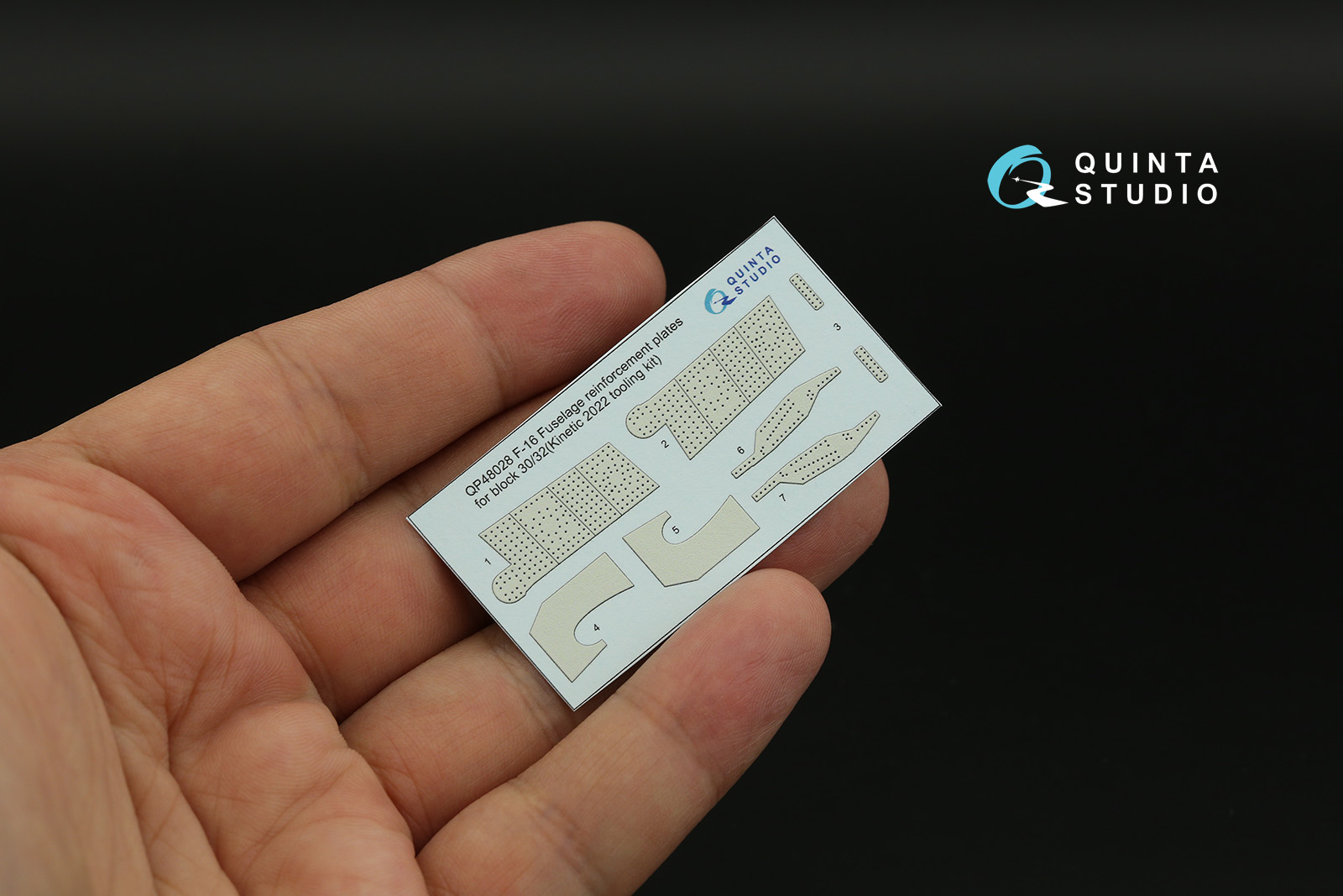 QP48028 Усиливающие накладки для F-16 block 30/32 (Kinetic 2022г. разработки)