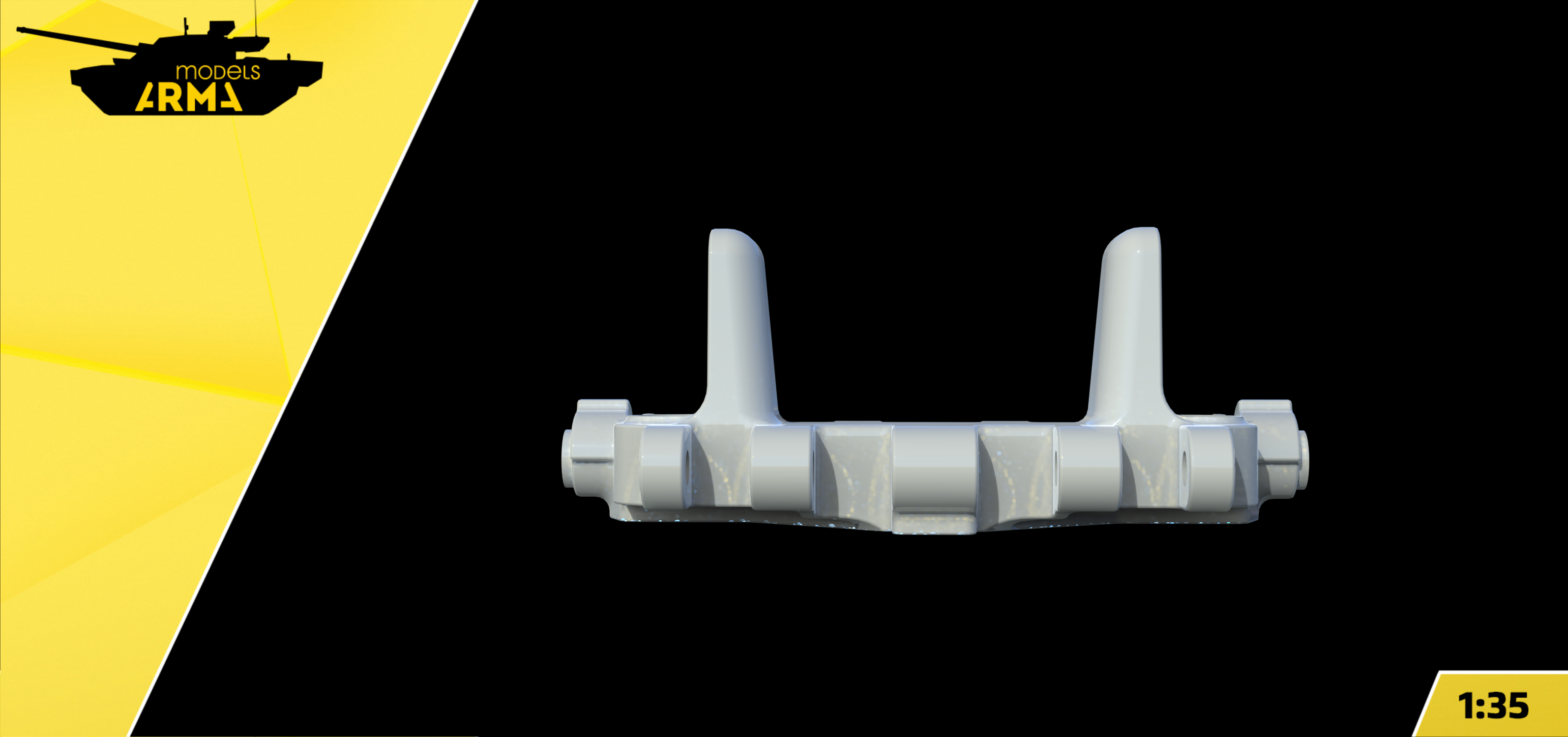 AM35847 Миниатюра Наборные 3D Траки для 2С1 Гвоздика (Не для свободной продажи)