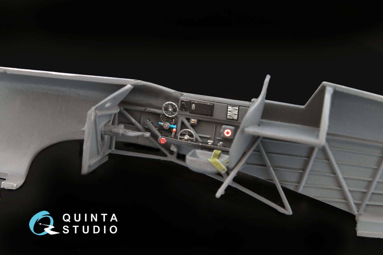 QD48002Pro 3D Декаль интерьера кабины Як-1 (ранние серии) (для модели Моделсвит/ЮФ)