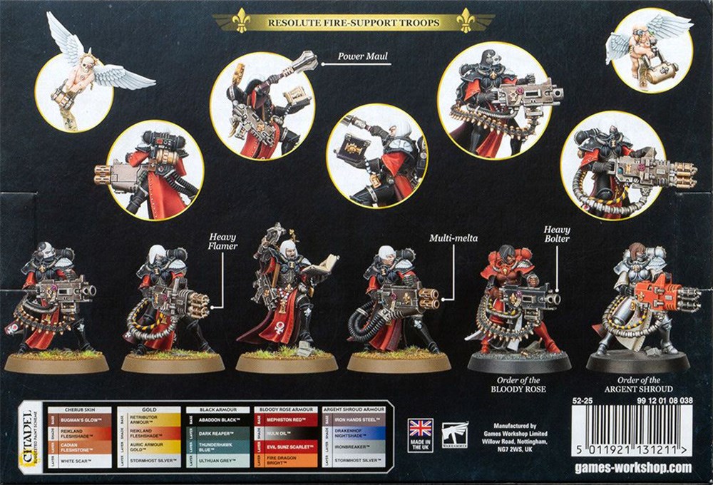 52-25 Набор Адепта Сороритас. Отряд Воздаятельниц (Adepta Sororitas Retributor Squad) (2021)