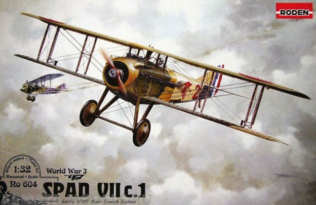 Rod604 Самолёт Spad VII c.1 French Roden