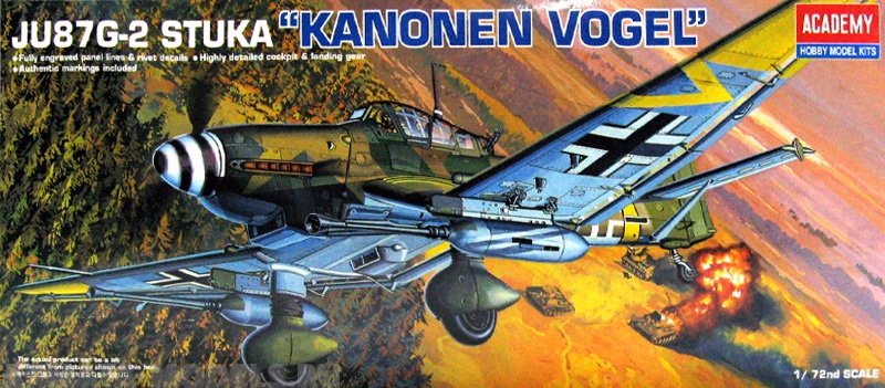 12404 Самолет  Ju-87G-2 Ханс-Ульрих Рудель Academy