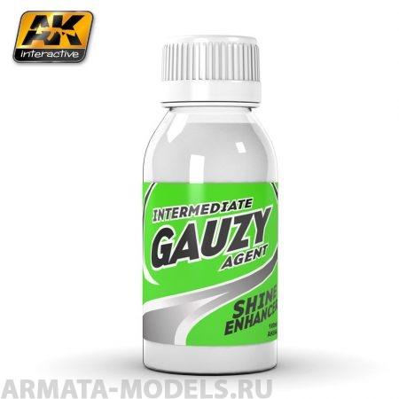 AK894 Лак для глянцевого блеска и прозрачных деталей INTERMEDIATE GAUZY AGENT SHINE ENHANCER