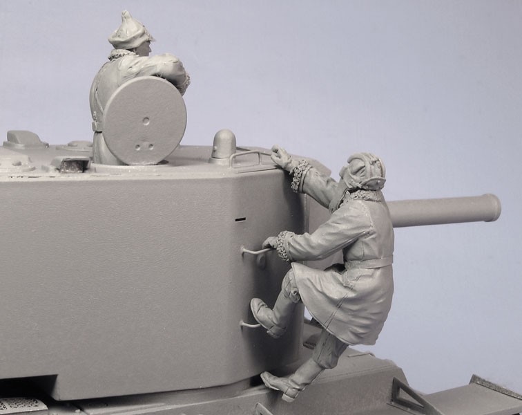 T-35096 Cоветские танкисты КВ-2 (зима 1939-44 гг) (2) Tank