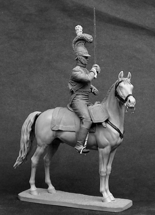 CHM-54256. Офицер саксонского кирасирского полка Фон Цастров 1810-13 гг. 54 смола. Chronos Miniatures