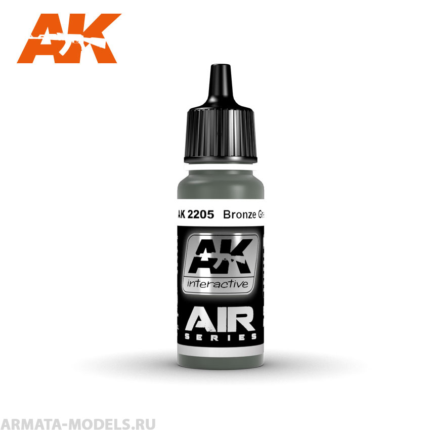AK2205 Акриловая краска Bronze Green 17ml