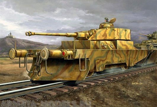 00369P Противотанковый броневагон Trumpeter