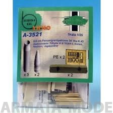 A-3521 Дополнения для моделей 8,8 cm Pzgr.Patr.39/43 Kw.K.43