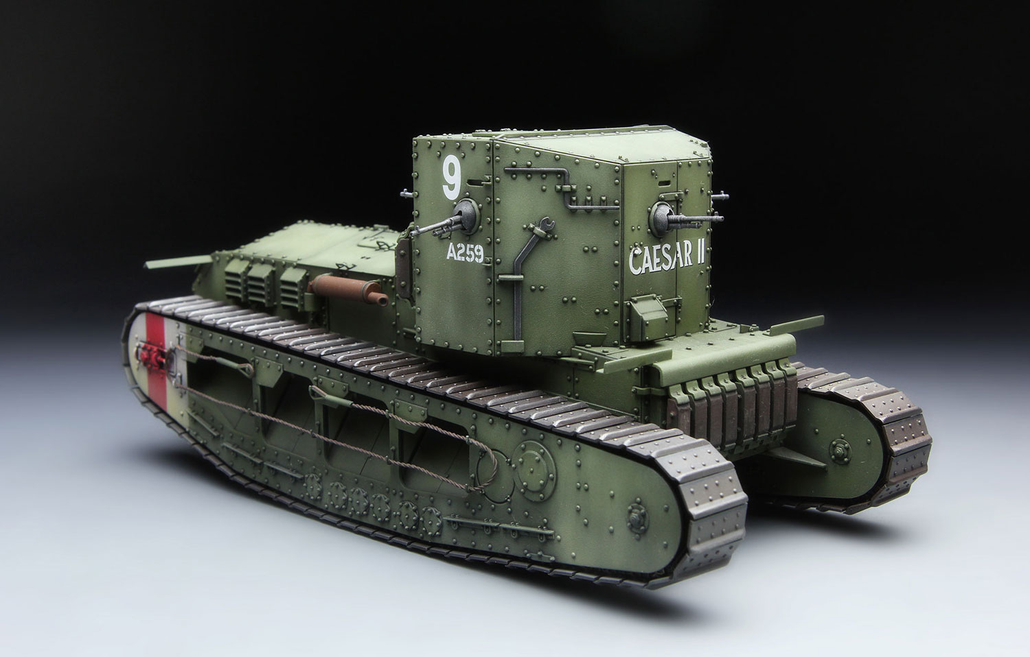 TS-021S British Medium Tank Mk.A Whippet & British Infantry Meng