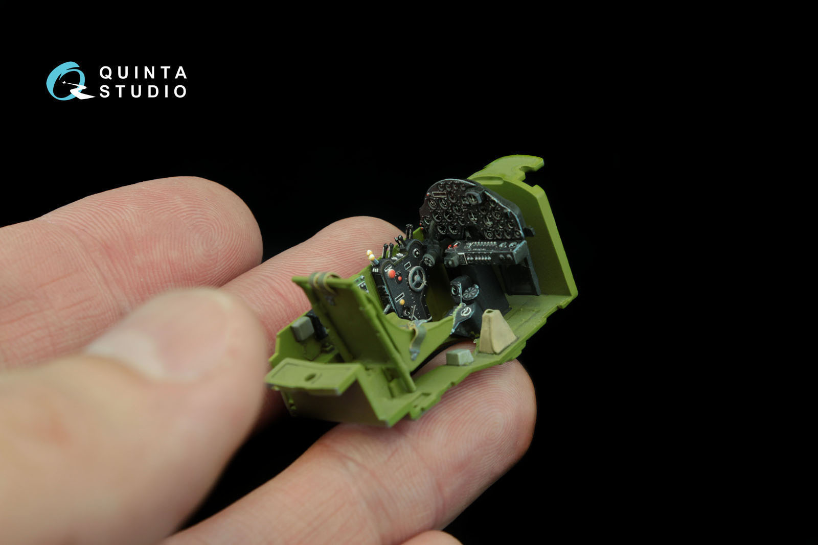 QD48030 1:48 3D Декаль интерьера кабины  P-38G (для модели Tamiya)