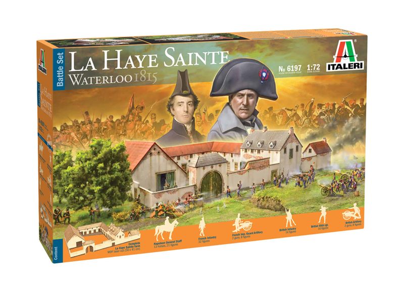 6197ИТ Набор Waterloo 1815 La Haye Sainte (10013160/170621/0366752, ИТАЛИЯ ) Italeri