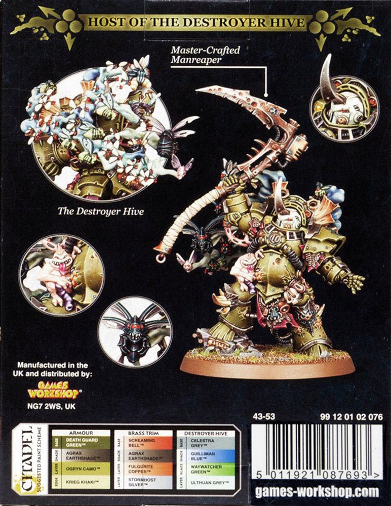 43-53 Набор Гвардия Смерти. Тифус, Провозвестник Чумного Бога (Death Guard. Typhus Herald of the Plague God) (2021)