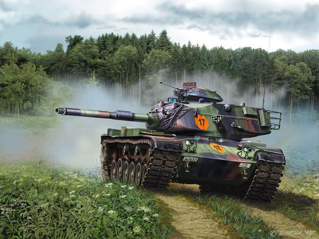 03140 Средний танк M60 A Revell