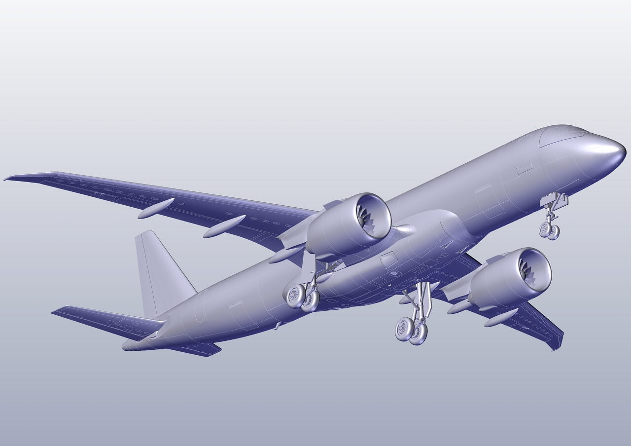 ЕЕ144152_4 Авиалайнер EMB 190E2 AIR KIRIBATI Восточный экспресс