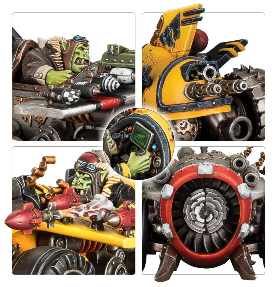 50-36GW Набор Орки. Мегагусеничный Ракетомобиль (Orks Megatrakk Scrapjet)