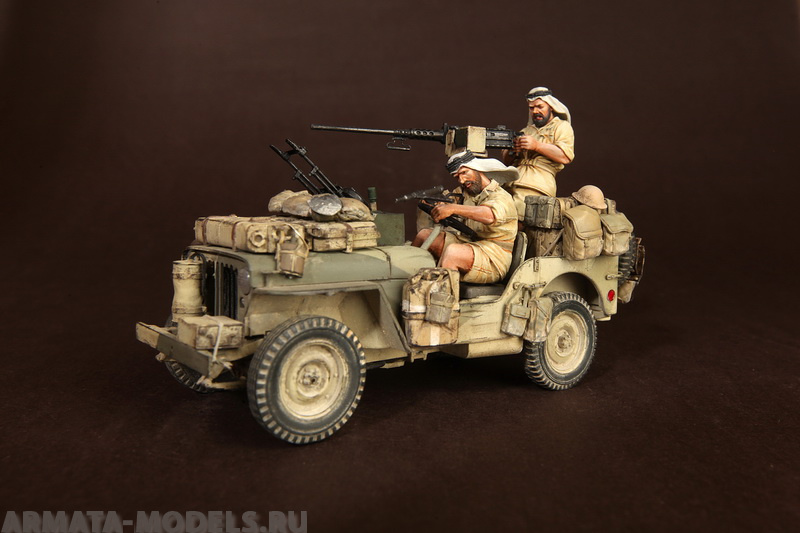 3567SOGA Crew of the Jeep SAS. North Africa.1941-42 #1 SOGA Miniatures
