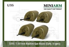 Т-34 Бронировка курсовых пулеметов в сборе раниий  (4 варианта)