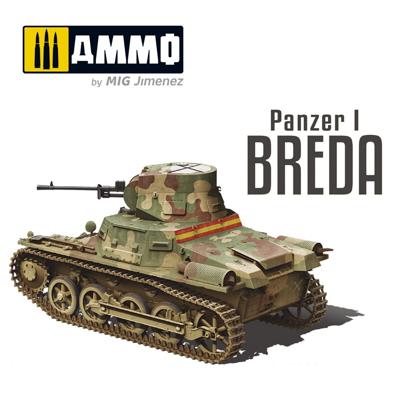 AMIG8506 Танк Panzer I Breda, Spanish Civil War 1936 - 1939 Ammo Mig