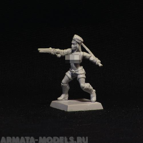 Marishka (saber and pistol, topless) BROTHER VINNI's