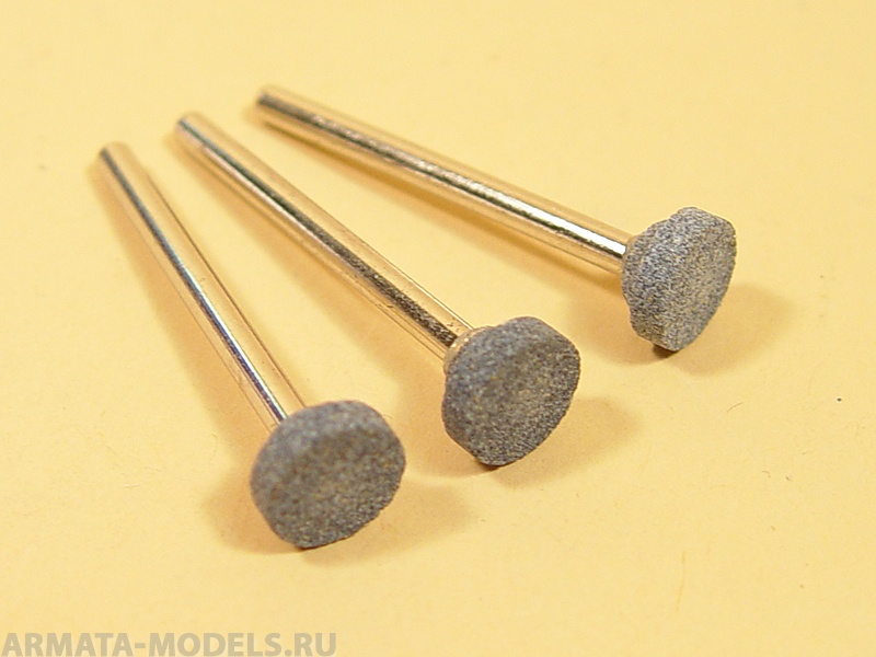 2391 Насадка шлифовальная, карбид кремния, диск, 10 х 3 мм, 3шт./уп., блистер