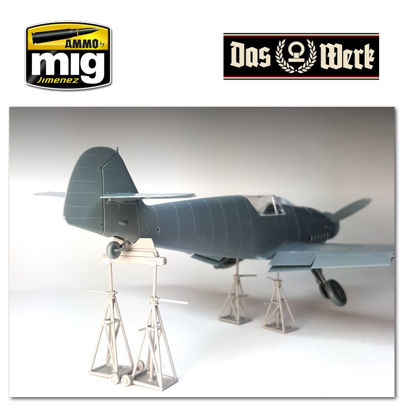 DW48001 Набор опор и стоек Luftwaffe Jack Stand Set with Saw Horses - SE
