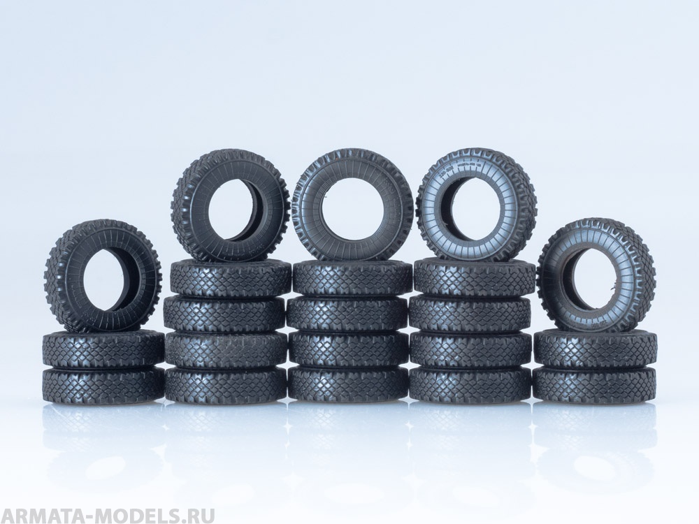 AVD143019021 Покрышки на КраЗ-250, МАЗ-200, МАЗ-500, МАЗ-6422 (Модель ИЯВ-12Б, 320-508) (Комплект 21 шт.)