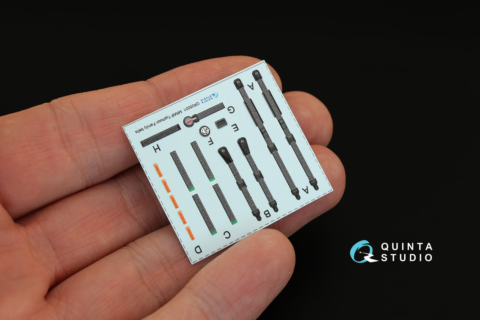 QR35001 Комплект ремней на одно кресло для семейства бронеавтомобилей Тайфун (Для всех моделей) 