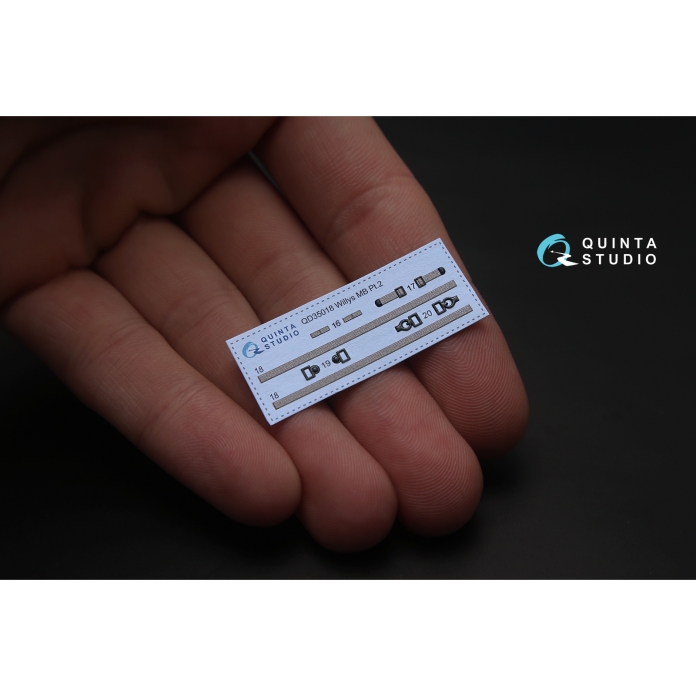 QD35018 3D Декаль интерьера кабины для  Willys MB (для любых моделей)