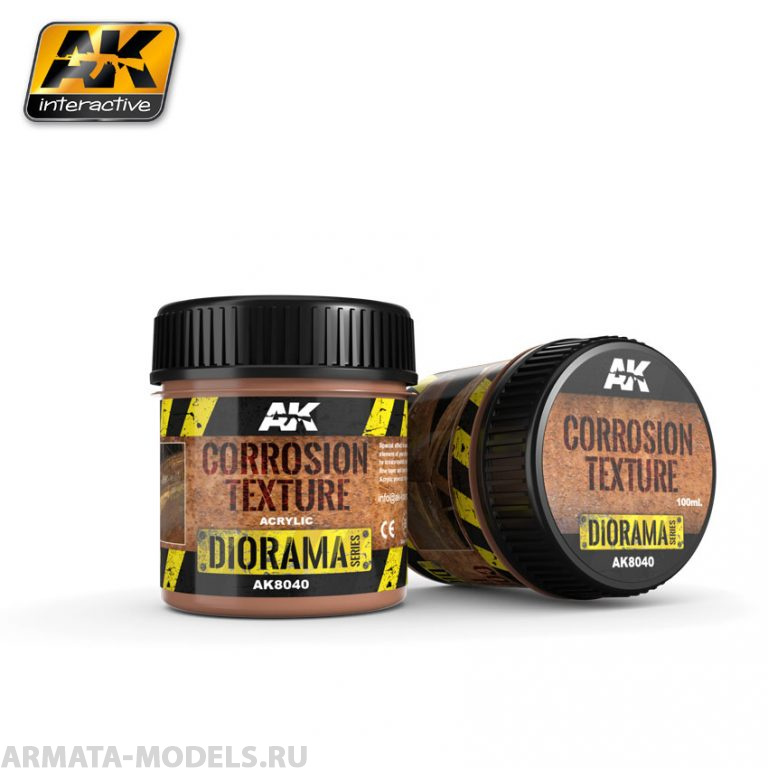 AK8040 Жидкость для имитации CORROSION TEXTURE - 100ml (Acrylic)
