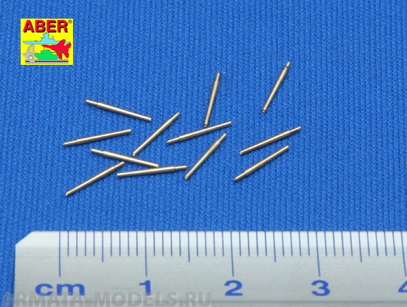 ABR-1:350-L-03  Дополнения для  Set of 12 pcs 127 mm type 89 A/A short barrels for Japan ships  для  1/350