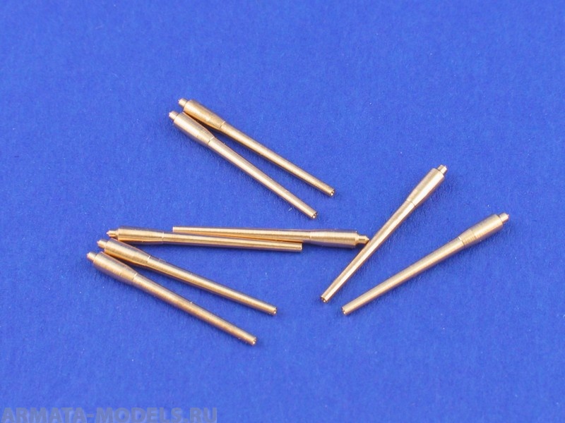 ABR-1:700-L-01  Дополнения для  Set of 8 pcs 380 mm long barrels for ships Richelieu, Jean Bart для  1/700