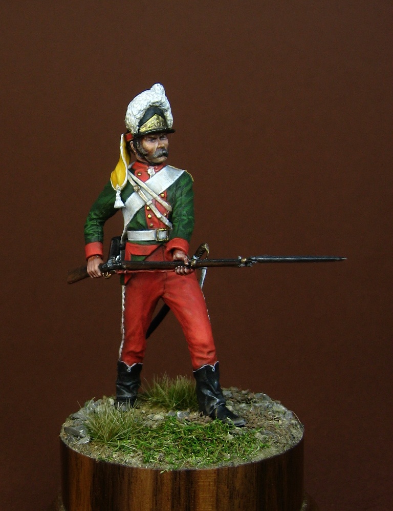 CHM-54086(M). Рядовой гренадерских рот и полков, Россия 1787-96 гг. 54 мм. Материал – белый металл Chronos Miniatures