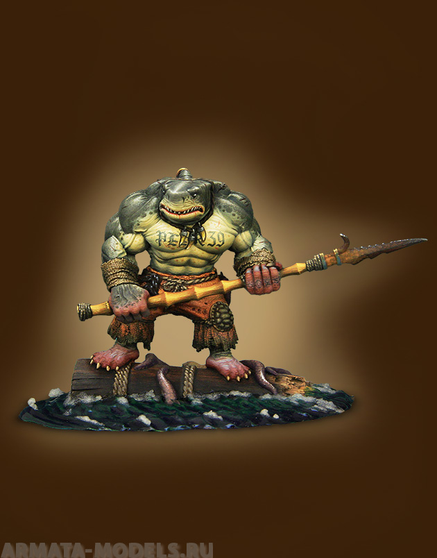 СM-P06 Декоративная фигурка из смолы Шарки Пират (Sharky Pirate) ScaleBro