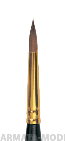 ЖК1-01,0FЖ Кисть Roubloff серии 111F №1 колонок круглая укороченная
