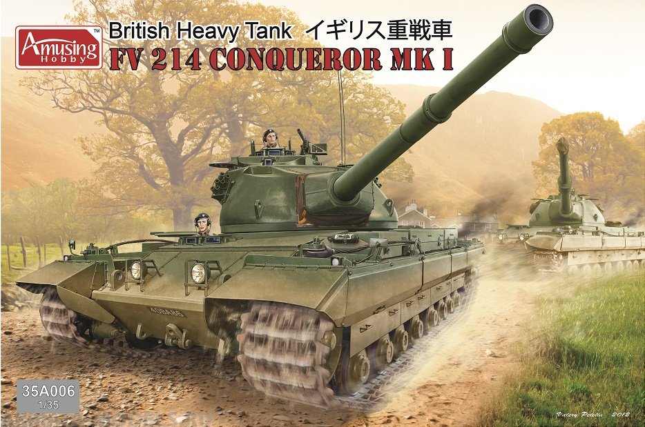 AH35A006 British Heavy Tank FV214 Conqueror Mk I Amusing Hobby