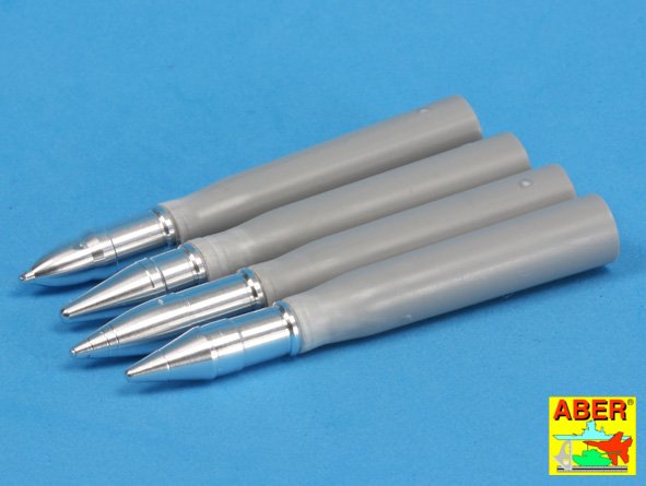 ABR-16 073  Дополнения для  Panzer IV various 7,5 cm  ammo projectiles x 12 pcs. для Trumpeter 1/16