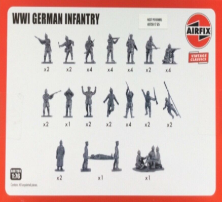 A00726V Фигуры WWI German Infantry Airfix